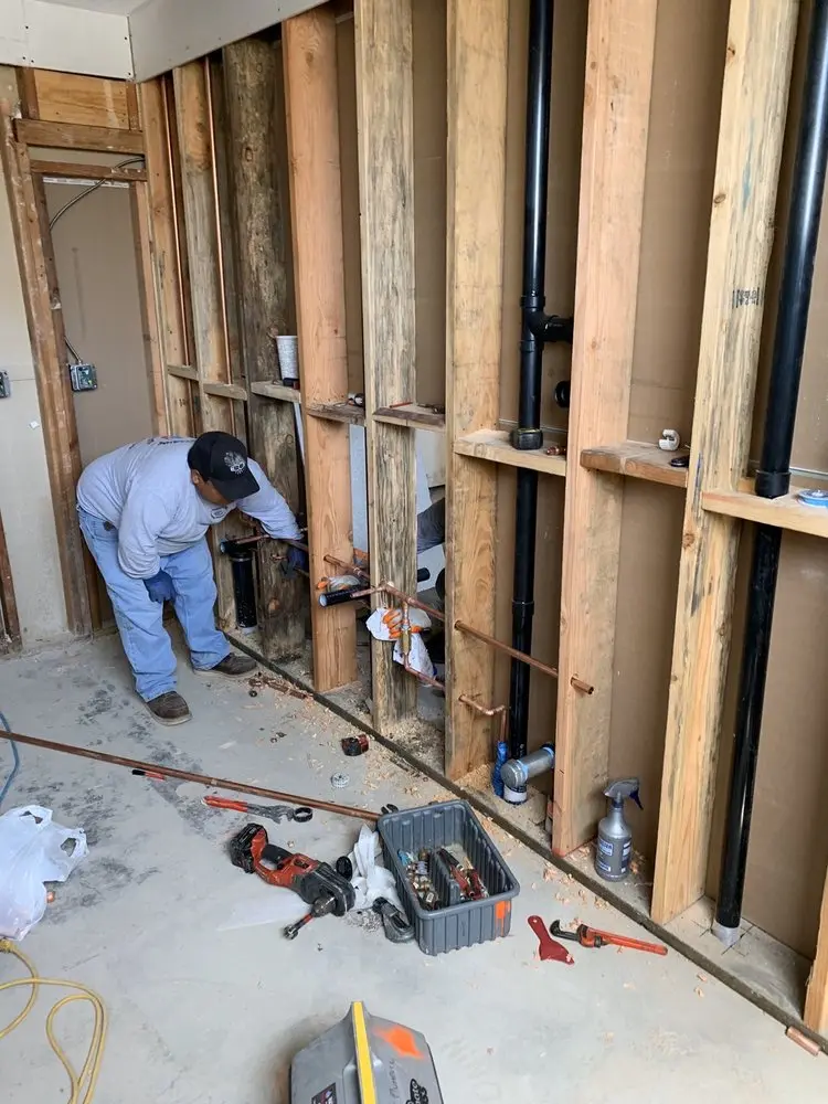 Commercial rough-in plumbing for Water Heater Replacement in Diamond Springs